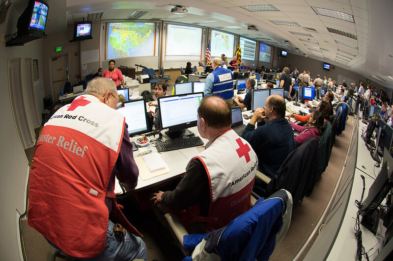 Maryland control room for Hurricane Sandy
